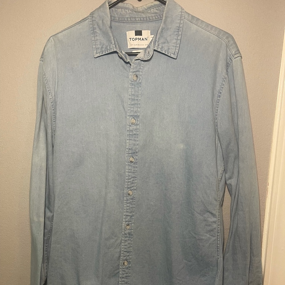 Topman muscle fit M button up shirt